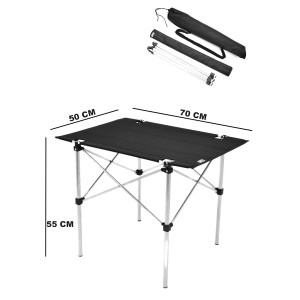 Katlanabilir Portatif Kamp Masası 50x70